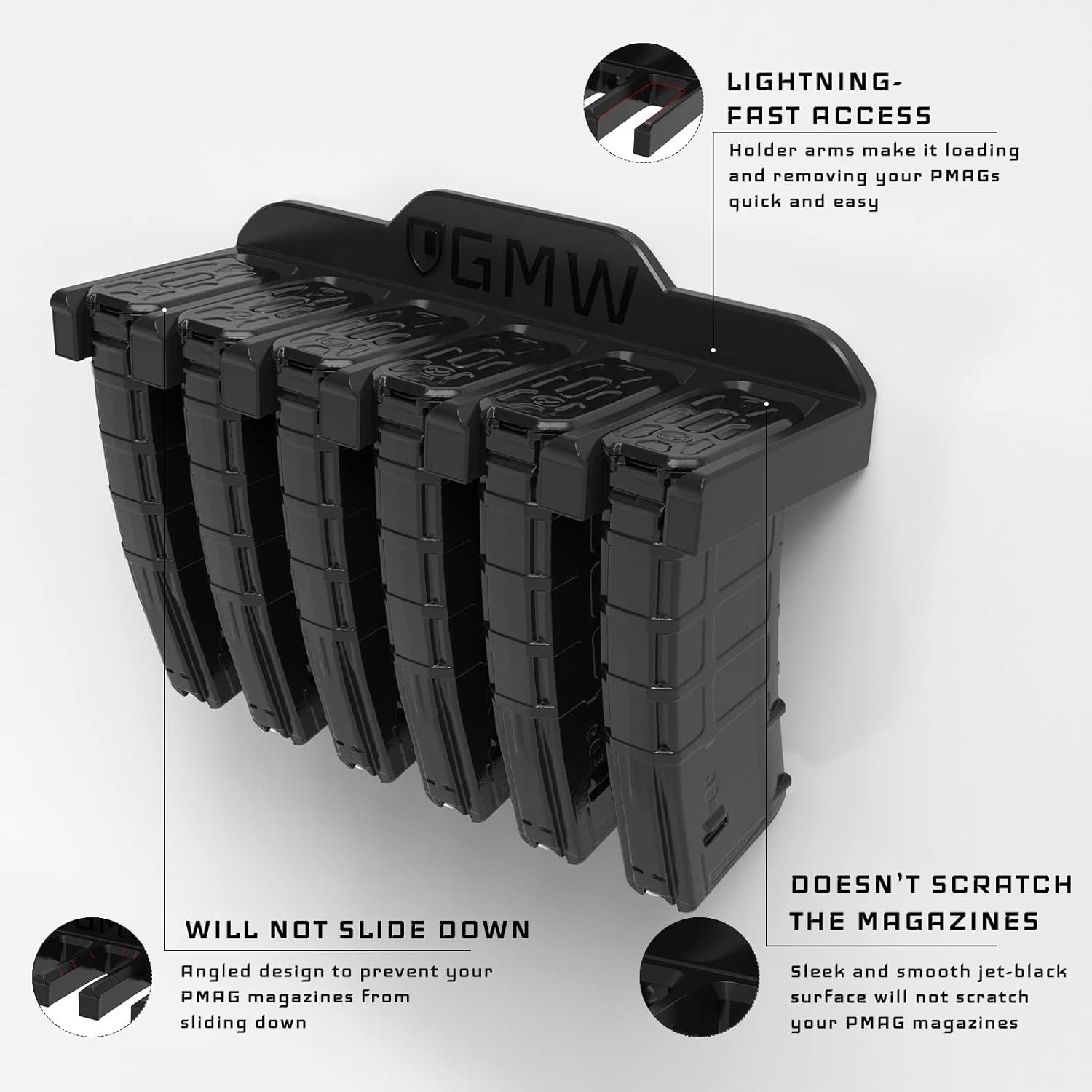 6 x AR-15 PMAG Wall Mount Review