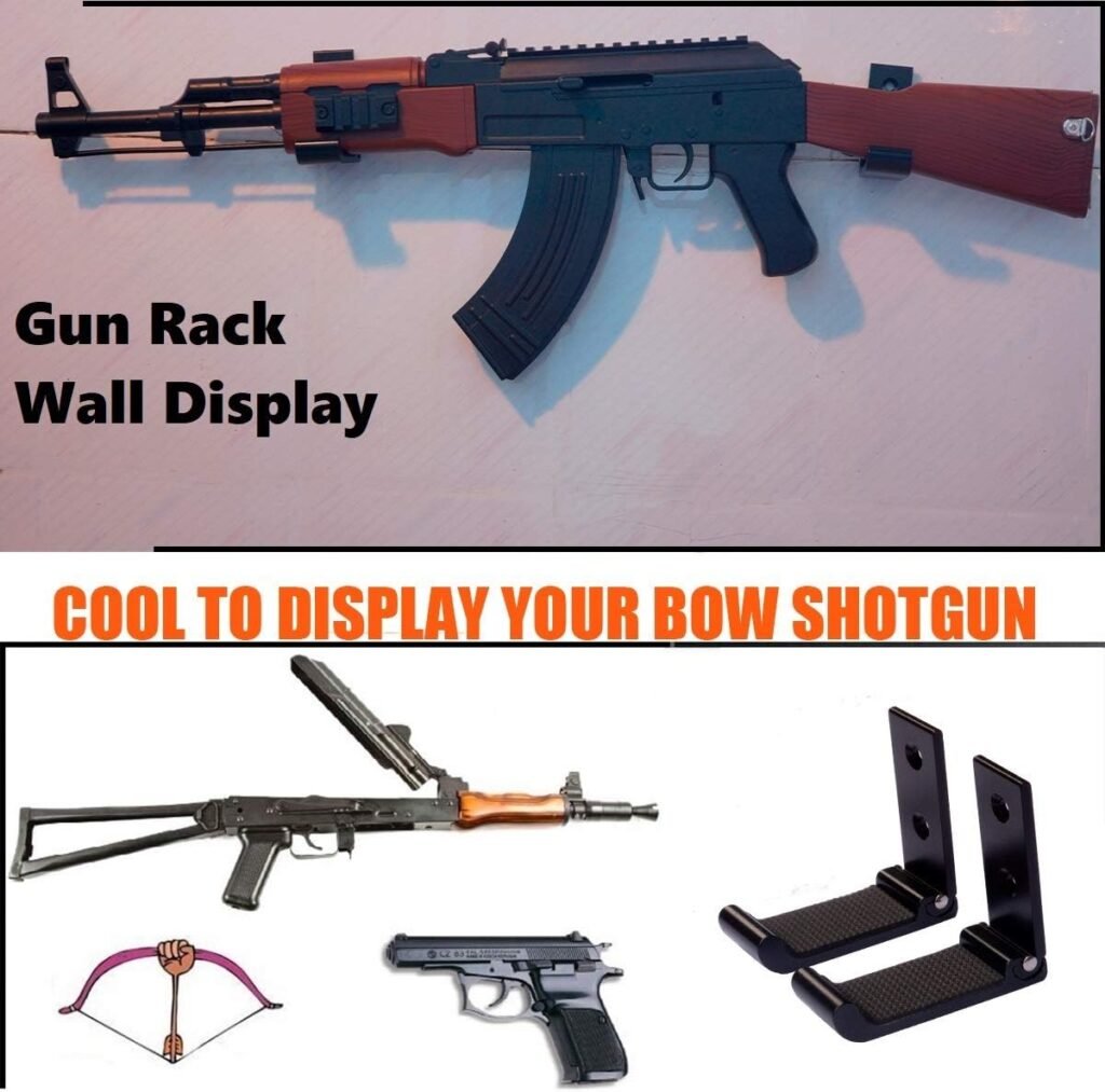 GuRK Gun Rack Wall Mount,Leather Gun Rack for Wall