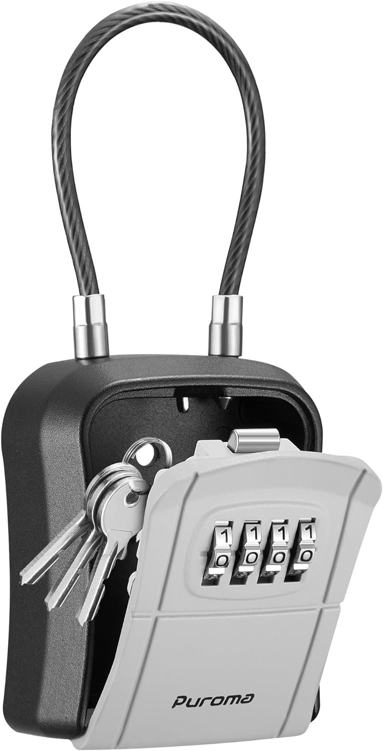 Puroma Lock Box Portable Key Lock Box Review