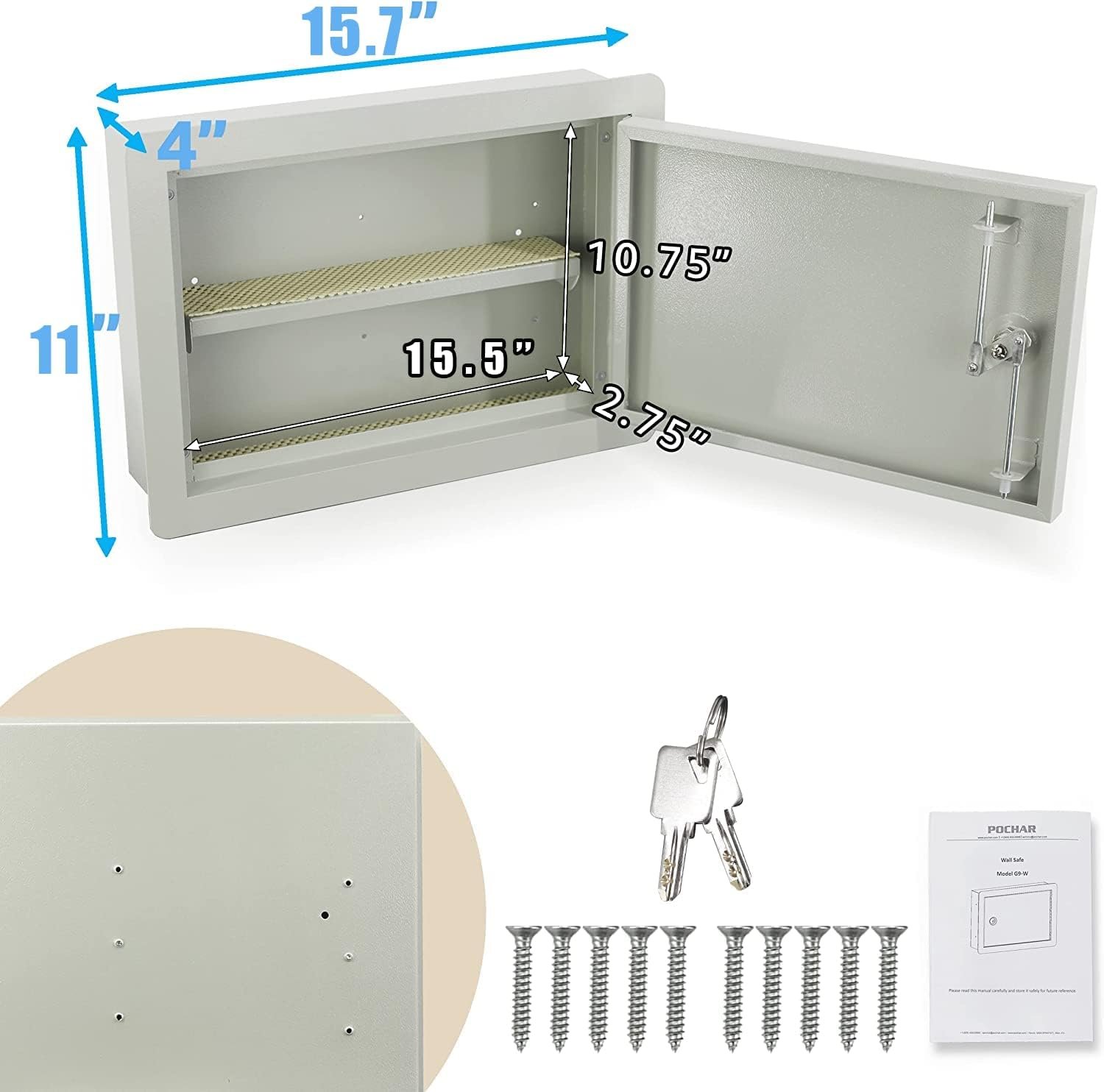 In Wall Safe with Key Lock Review